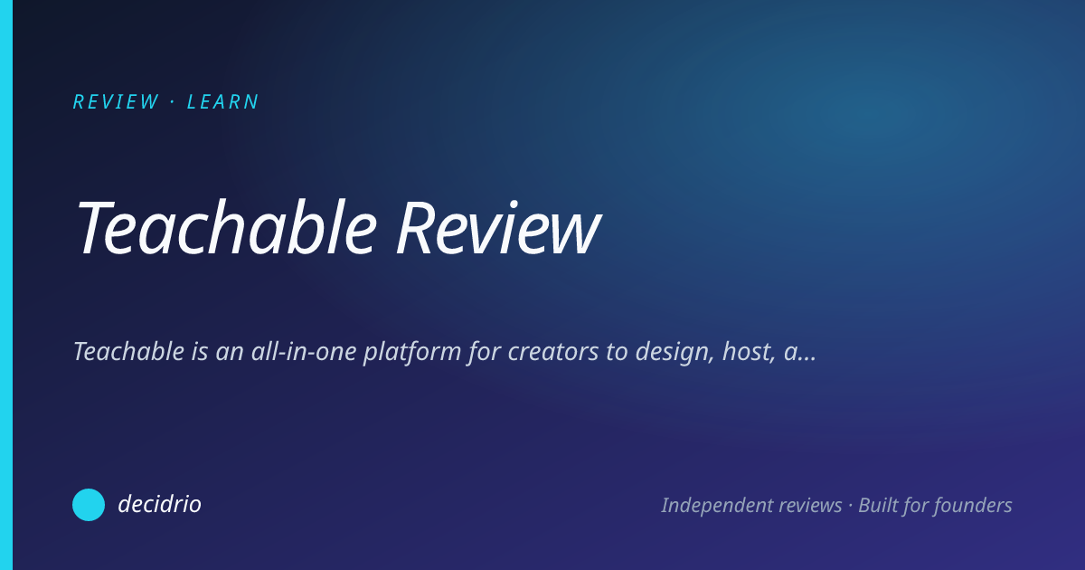 Sample Teachable Course Teachable Review (2026): Is It the Best Choice for Selling Your Own ...